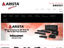 Tablet Screenshot of goarista.com